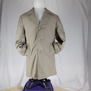 Mighty Mac Vintage Out O' Gloucester trench coat lined mens 42 sleeve Thinsulate